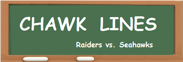 CHAWK LINES -- Raiders vs. Seahawks