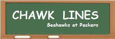CHAWK LINES -- Seahawks at Packers